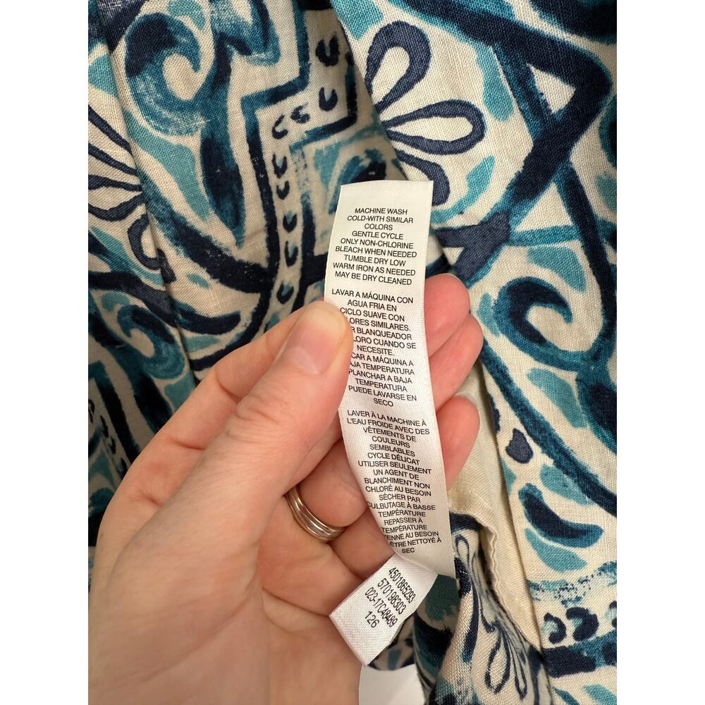 Chico's Linen Open Jacket - Picture 7 of 7